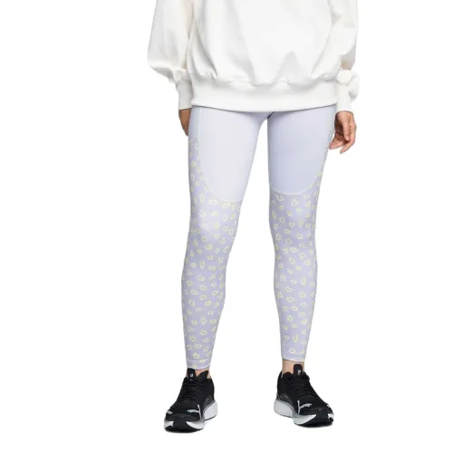 PUMA AOP Yoga Pants Women's Light Purple Moderate