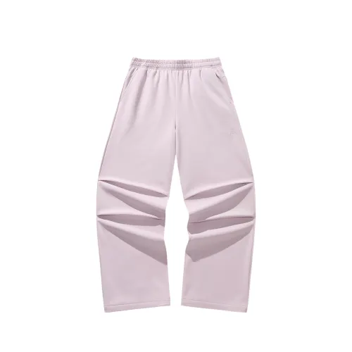 ANTA Casual Pants Women's Healing Pink 2 Moderate Straight Fit Pants