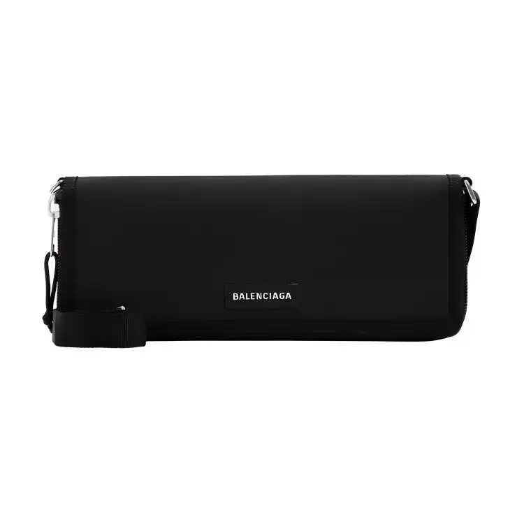 Balenciaga Nylon Wallet Men's Black