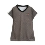 FILA Tennis Tops Women's Black V Neck Moderate