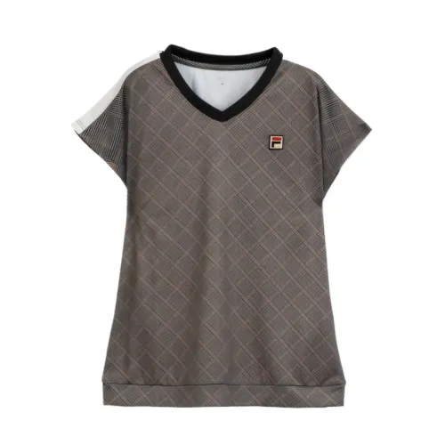 FILA Tennis Tops Women's Black V Neck Moderate