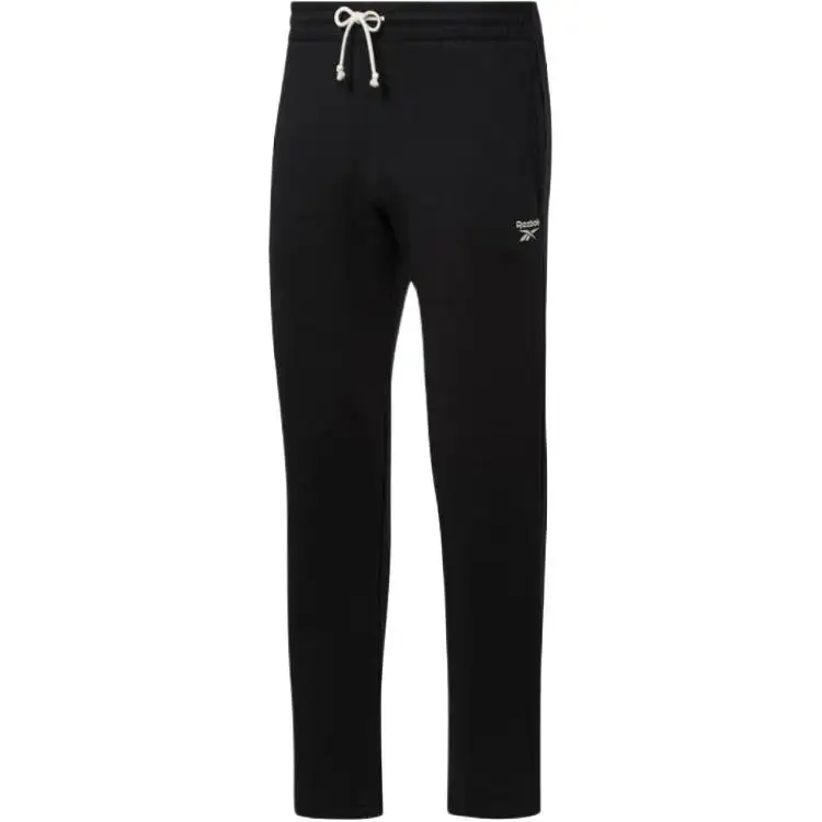 Reebok Knitted Sweatpants Men's Black Moderate Straight Fit Pants