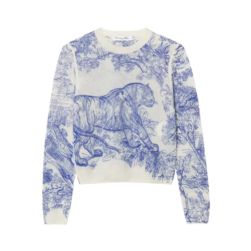 DIOR Cashmere Sweater Women's Blue
