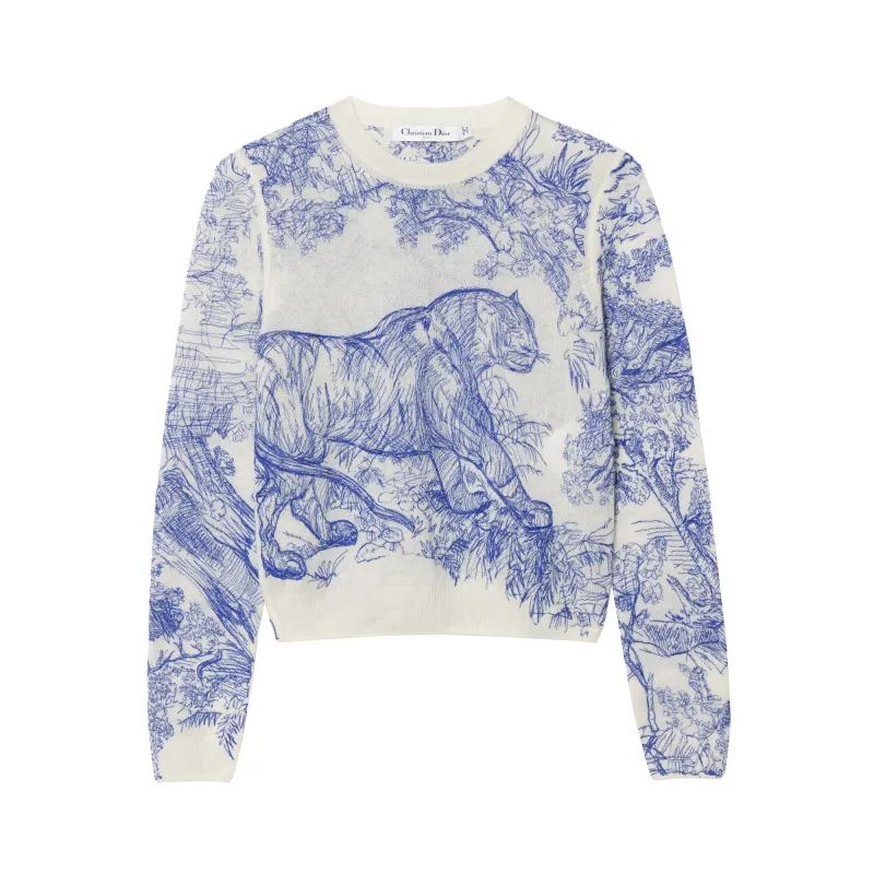 DIOR Cashmere Sweater Women's Blue