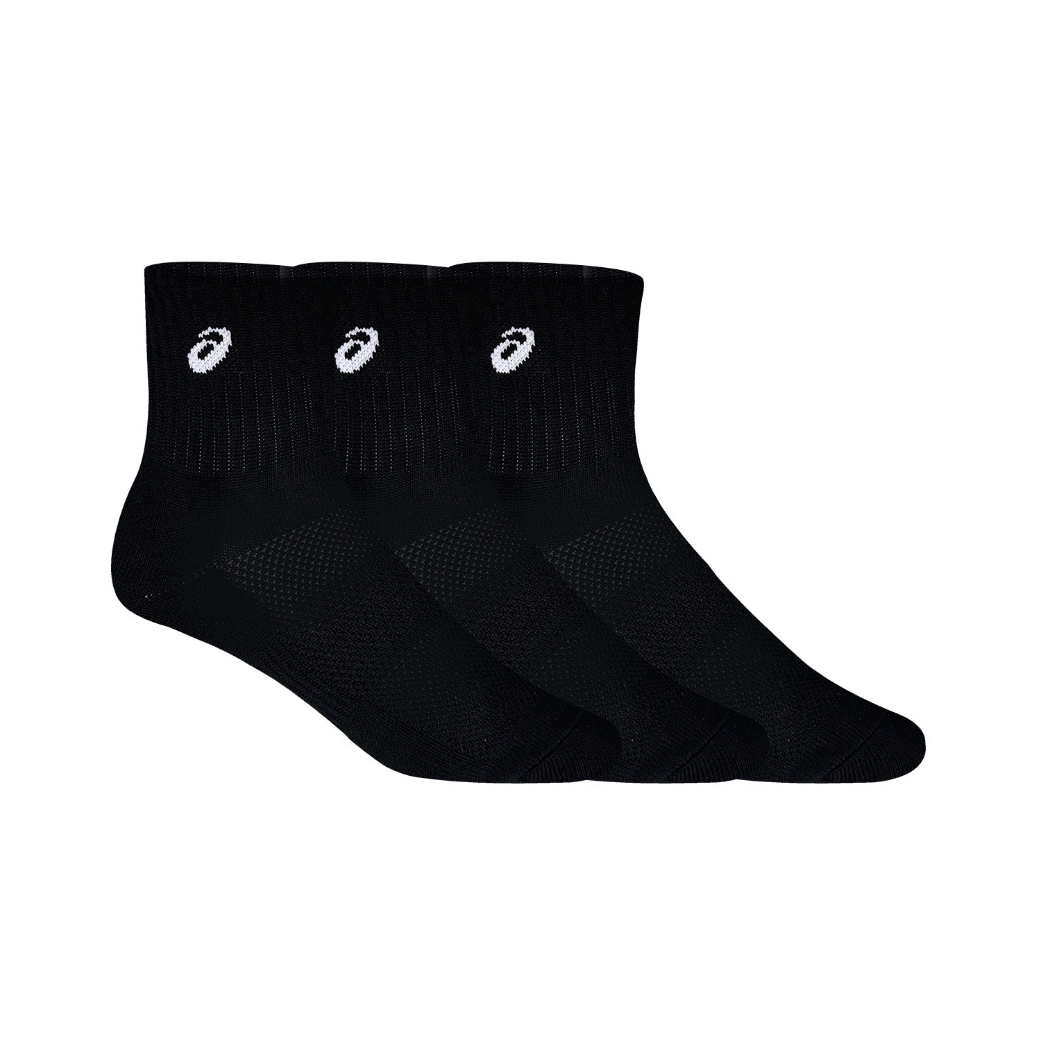 ASICS Crew Socks Unisex 5 Pack Black