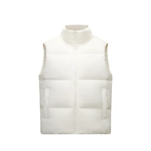 ANTA Down Vests Women's Warm Jade White 1 Stand Collar Moderate