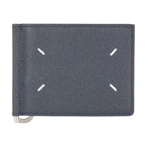 Maison Margiela Calfskin Wallet Men's Blue