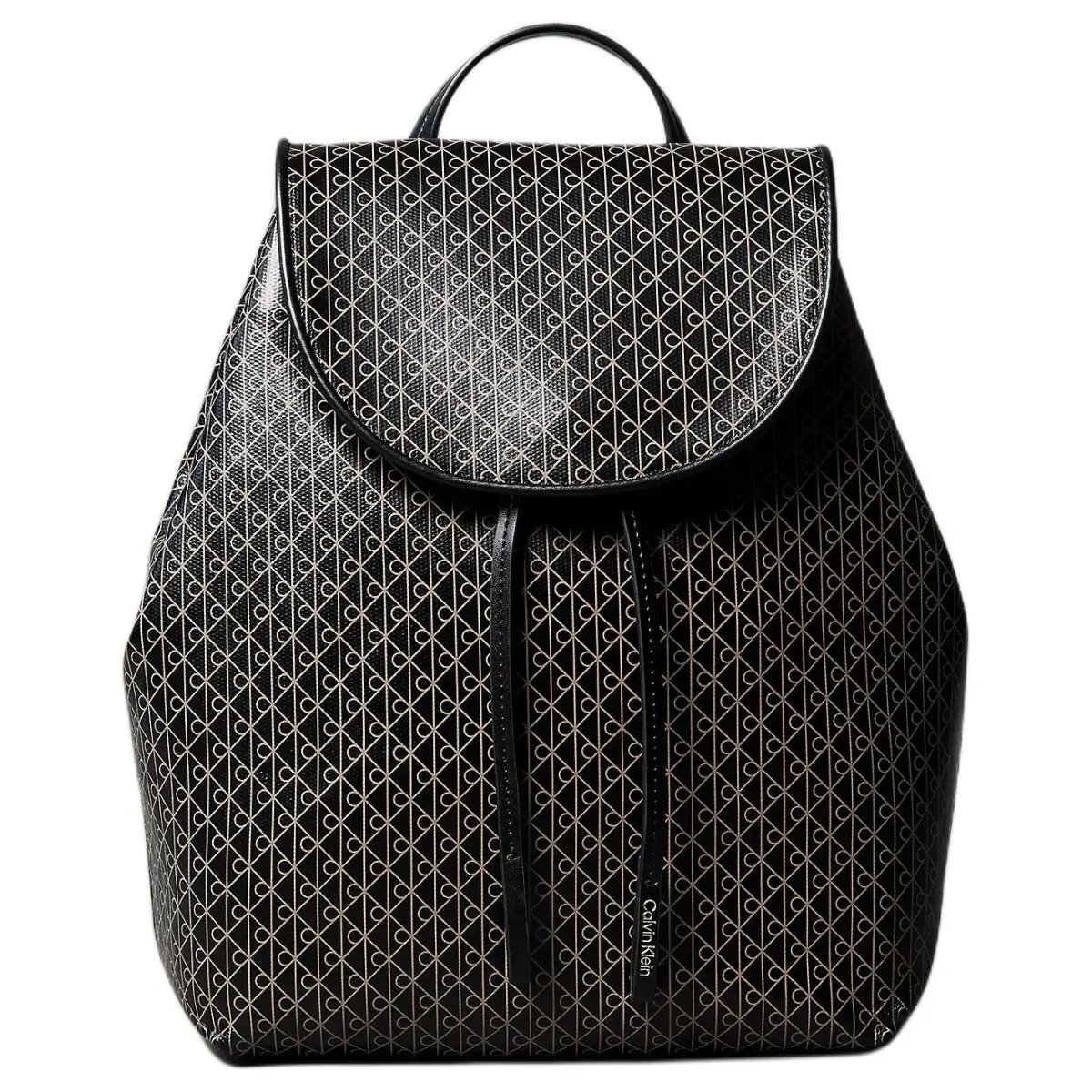 CALVIN KLEIN Polyester With PU Backpacks Regular Women's Black