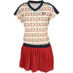 FILA Tennis Tops Women's Beige V Neck