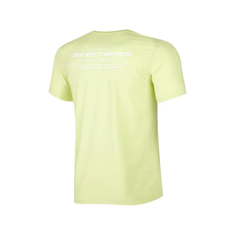 Skechers T Shirt Men’s Light Yellow Green