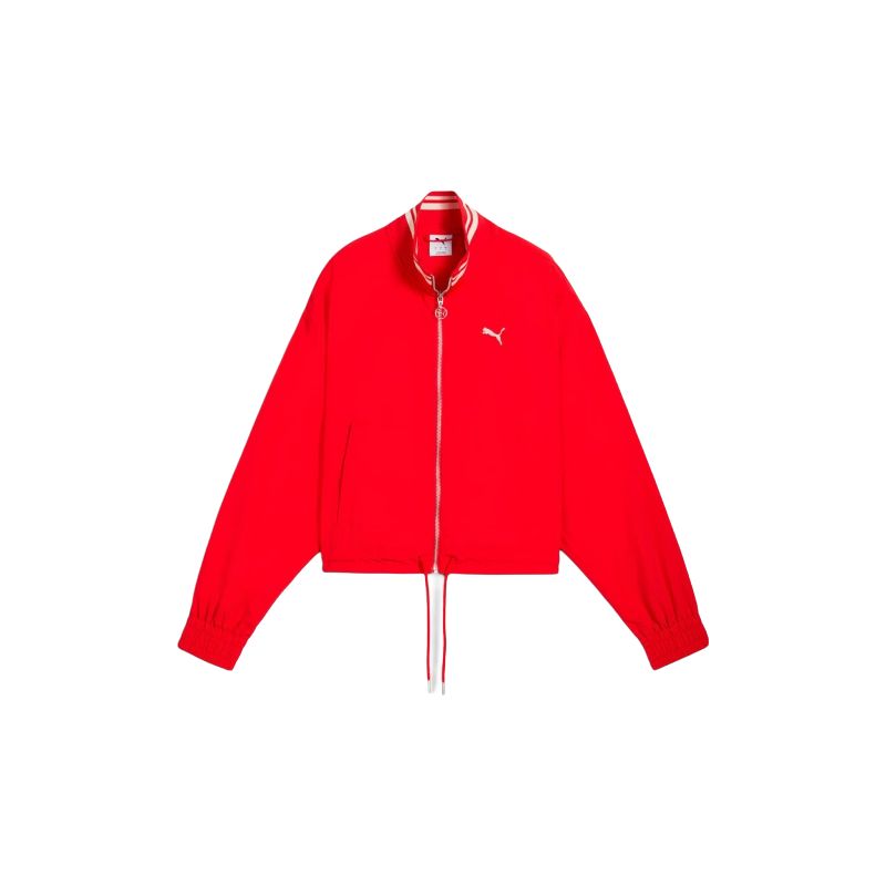 Женская куртка PUMA на молнии (черная)