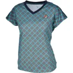 FILA Tennis Tops Women's Dark Mint V Neck Moderate