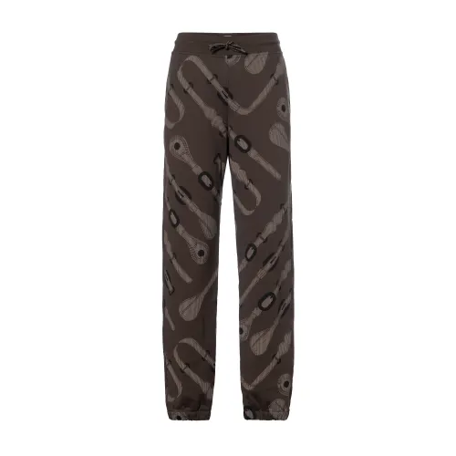 HERMES Knitted Sweatpants Women's Multicolor