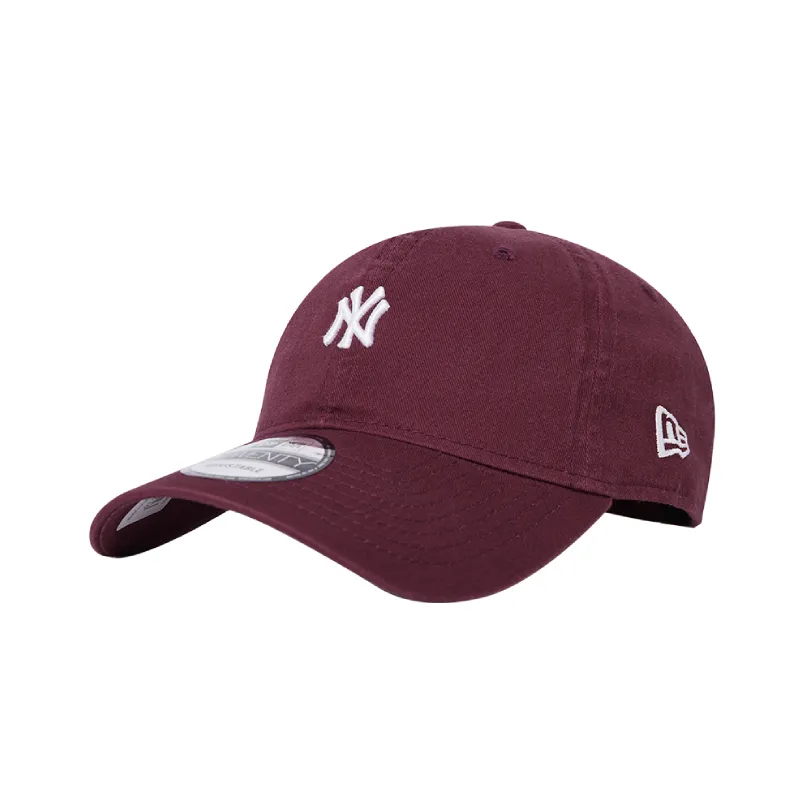 New Era Cotton Baseball Caps Unisex Burgundy