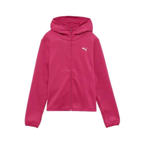 PUMA Jackets Women's Peach Pink Hooded Moderate Other