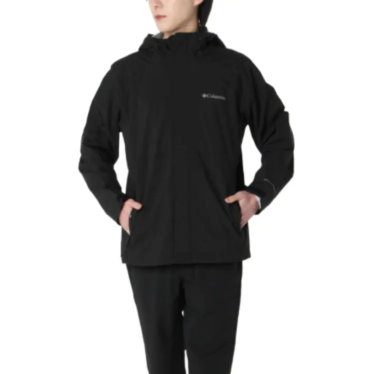 Columbia Jackets Men's Black Hooded Moderate Other