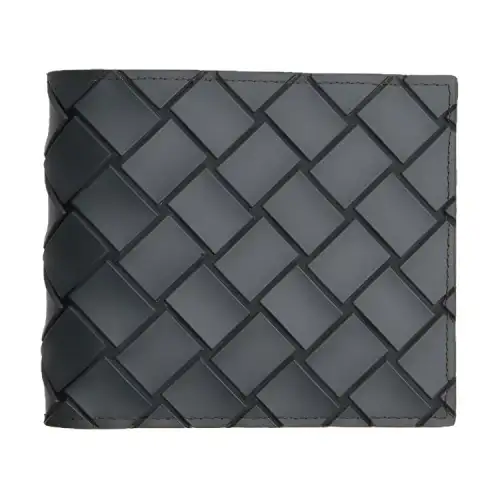 Bottega Veneta Intrecciato Cow Leather Wallet Men's Field Green