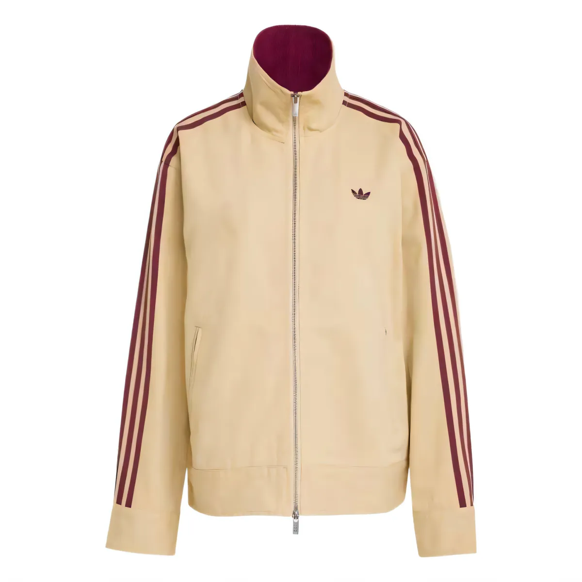 Adidas Originals logo-embroidery zip-fastening jacket