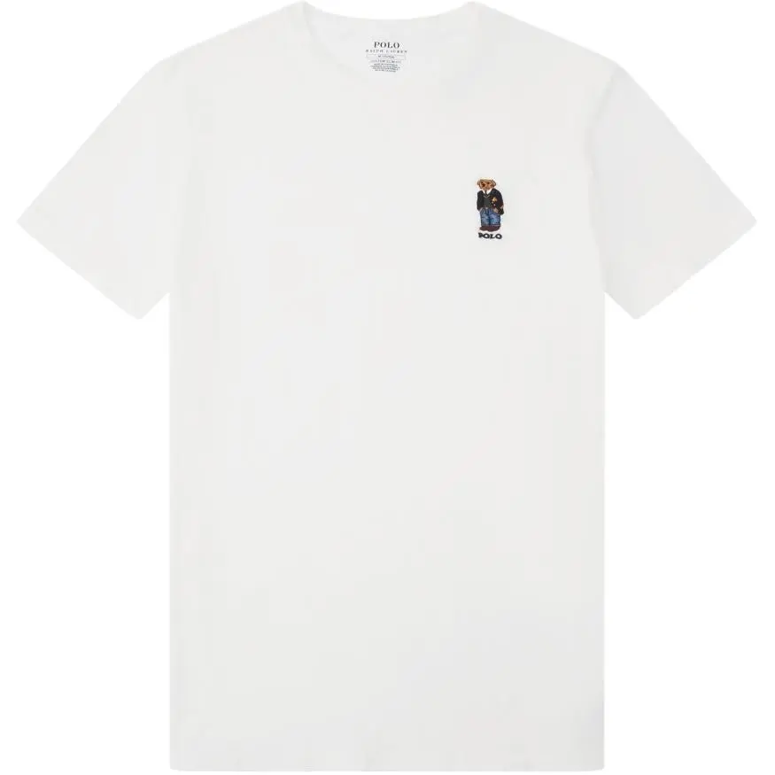 Polo Ralph Lauren T Shirt Custom Slim Fit Men's White