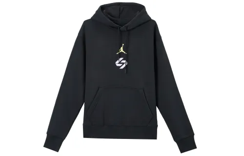 Jordan Sweatshirts Men's Black Hooded Moderate Other