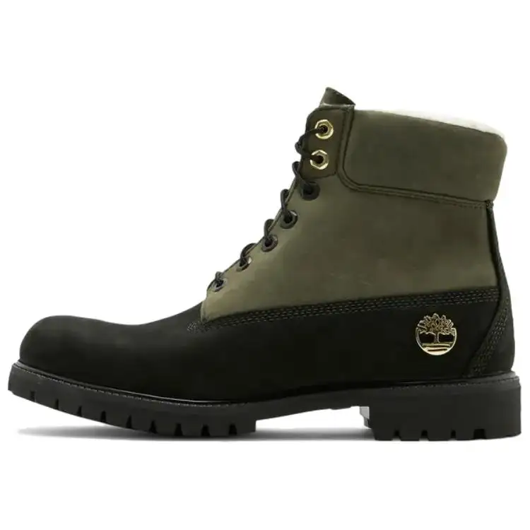 Timberland 6 Inch Fleece Lined Waterproof Boot 'Black Grape Leaf'
