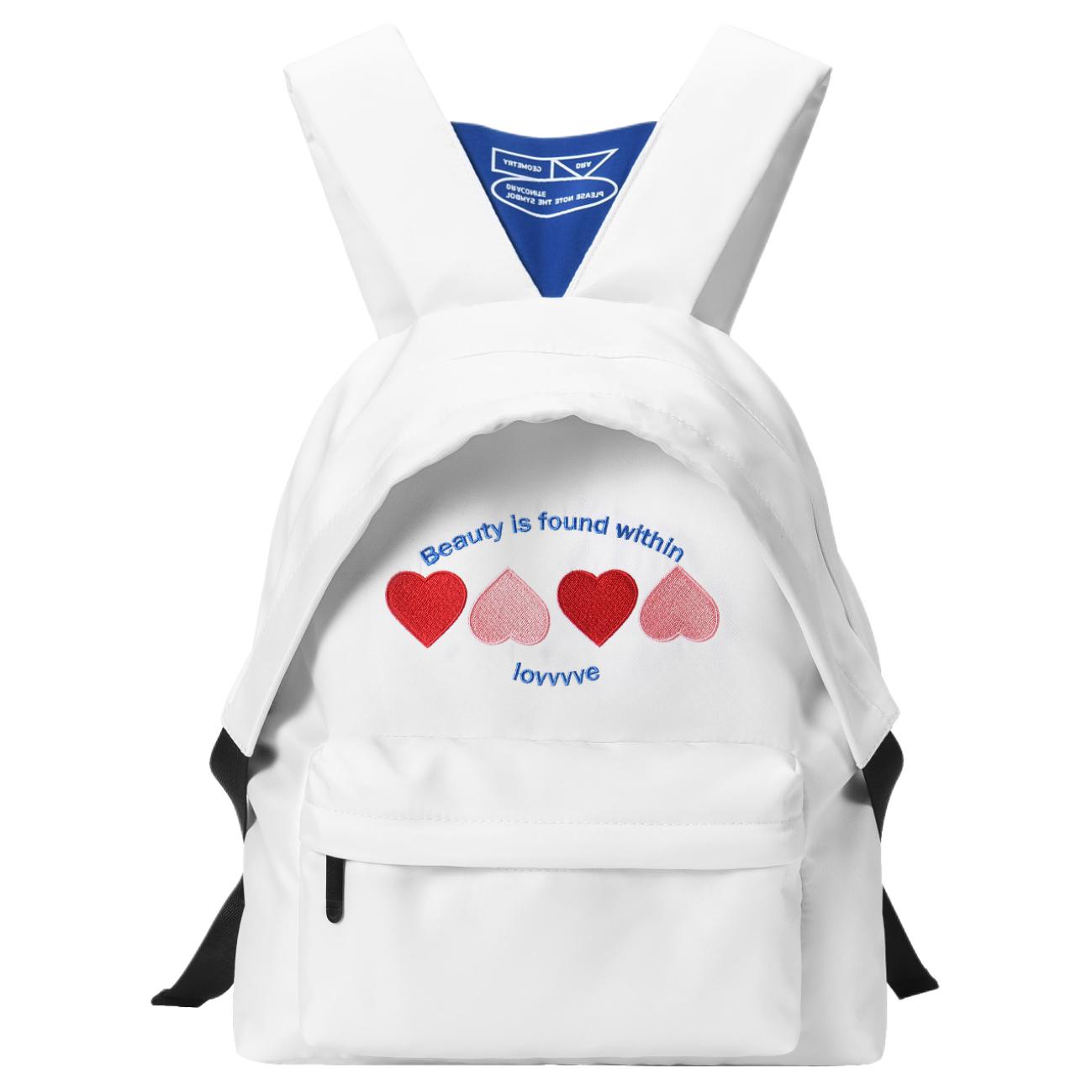 DRACONITE Polyester Backpack Regular Mini Women's Maple Leaf Red