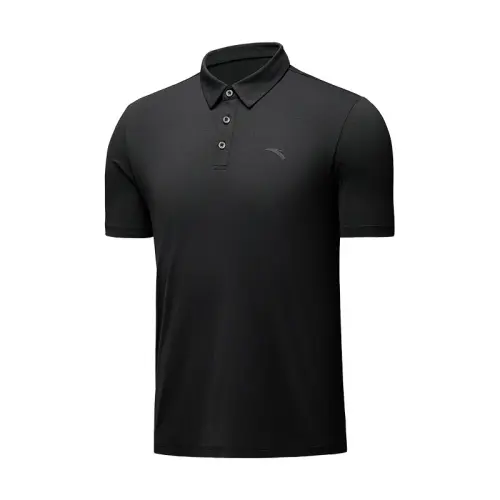 Anta Champion All Weather Collection Business Polo Champion Collection Men's Basic Black