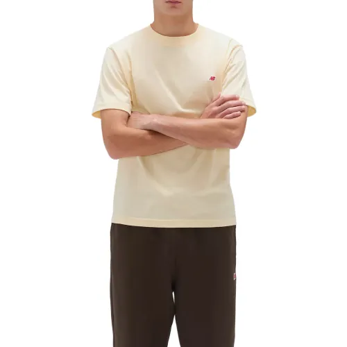 New Balance Logo Patch Crewneck T-Shirt