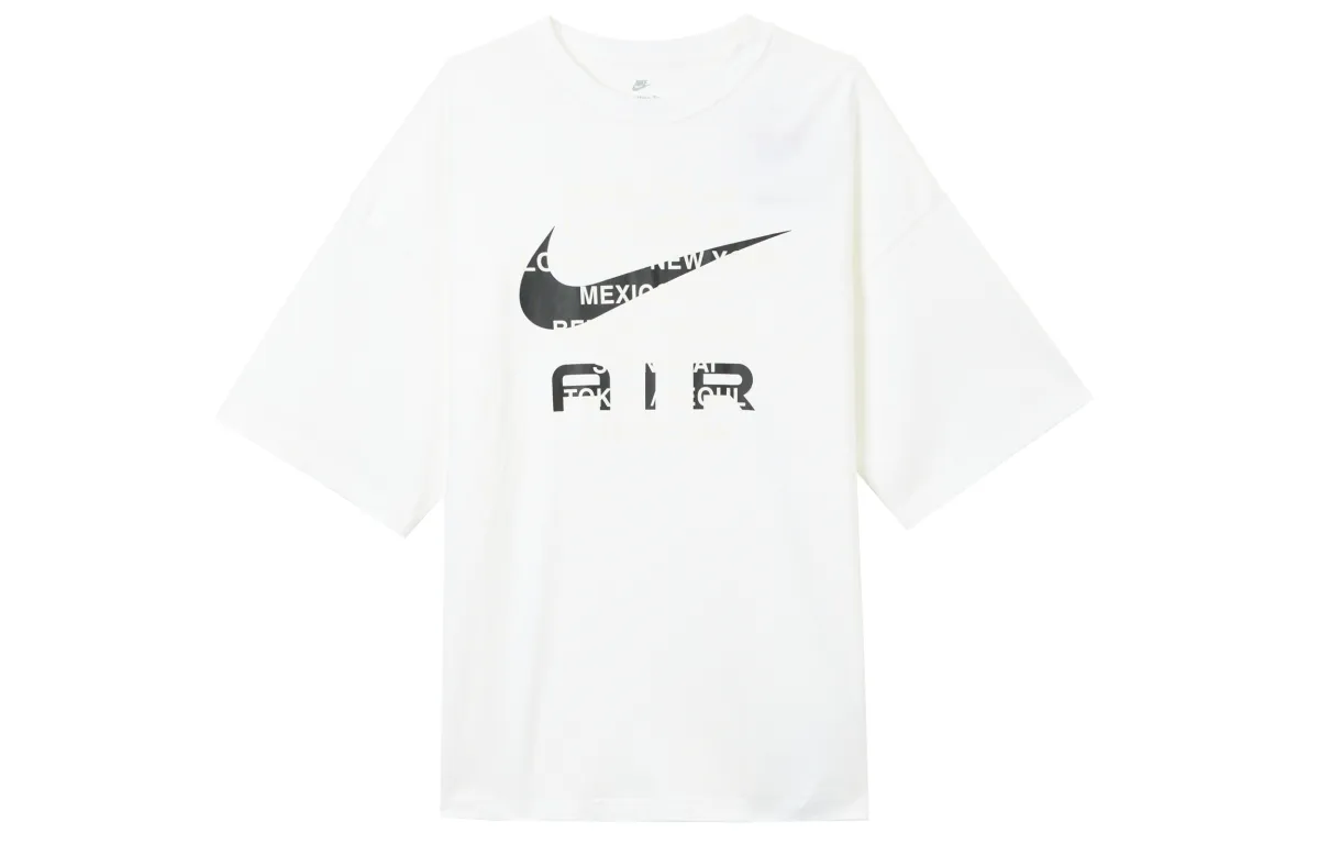 Nike Drop Shoulder Sleeve T-Shirt Men's White
