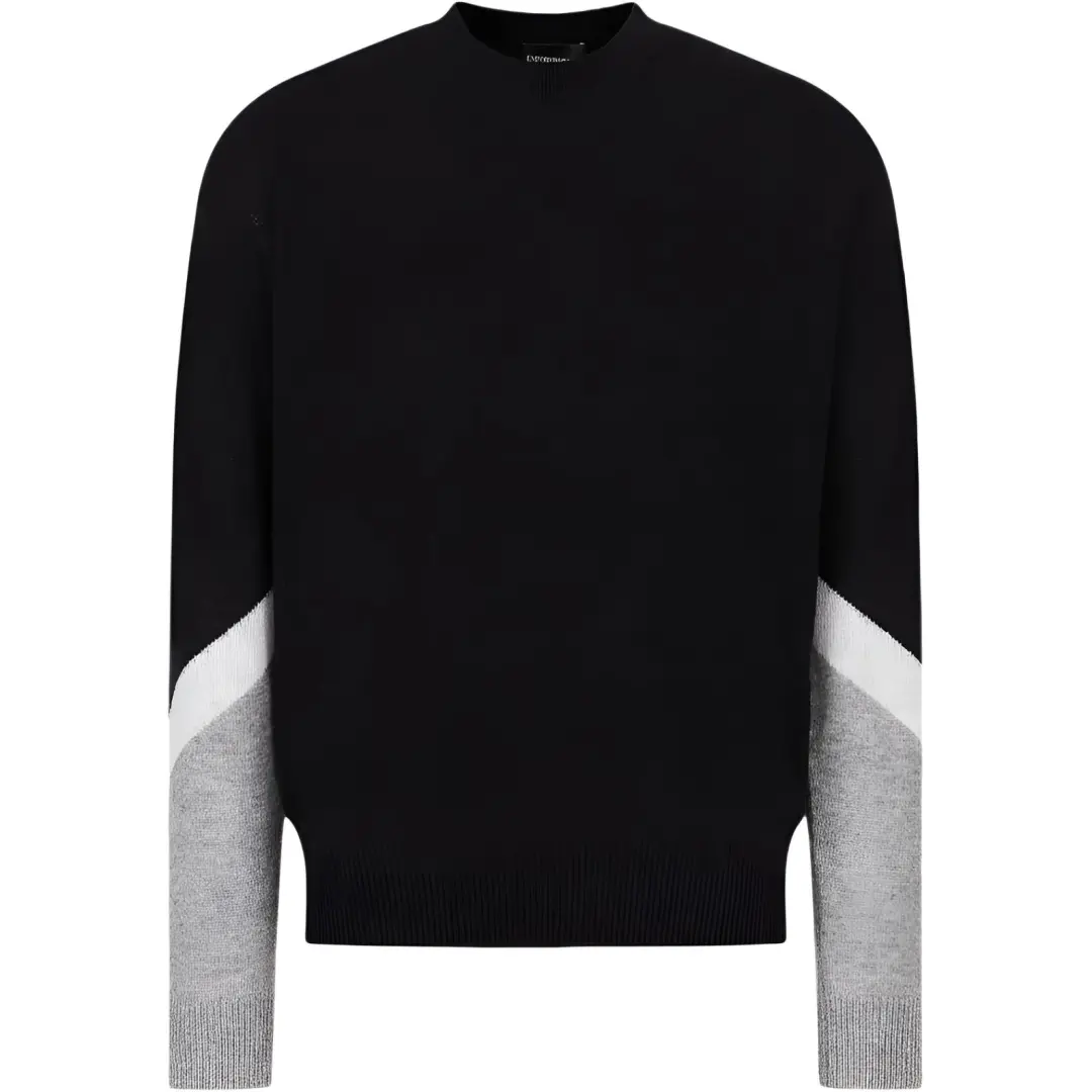 EMPORIO ARMANI Cashmere Sweater Men's Black