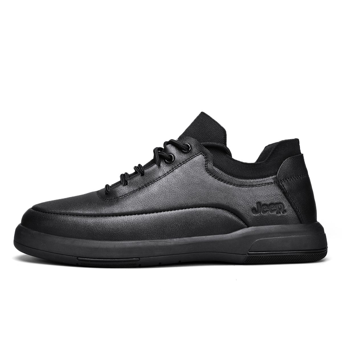 Мужские кроссовки Jeep Leather Casual Shoes (коричневые)