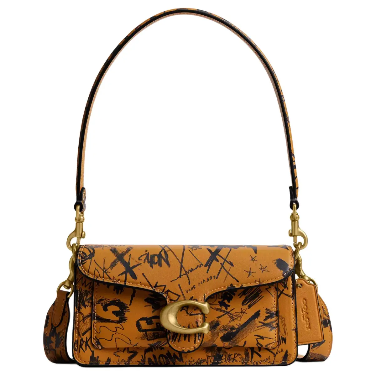 COACH Tabby Glove Tanned Leather Portable Crossbody Bag, Shoulder Bag Small Women's Brown