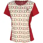 FILA Tennis Tops Women's Beige Crew Neck Moderate