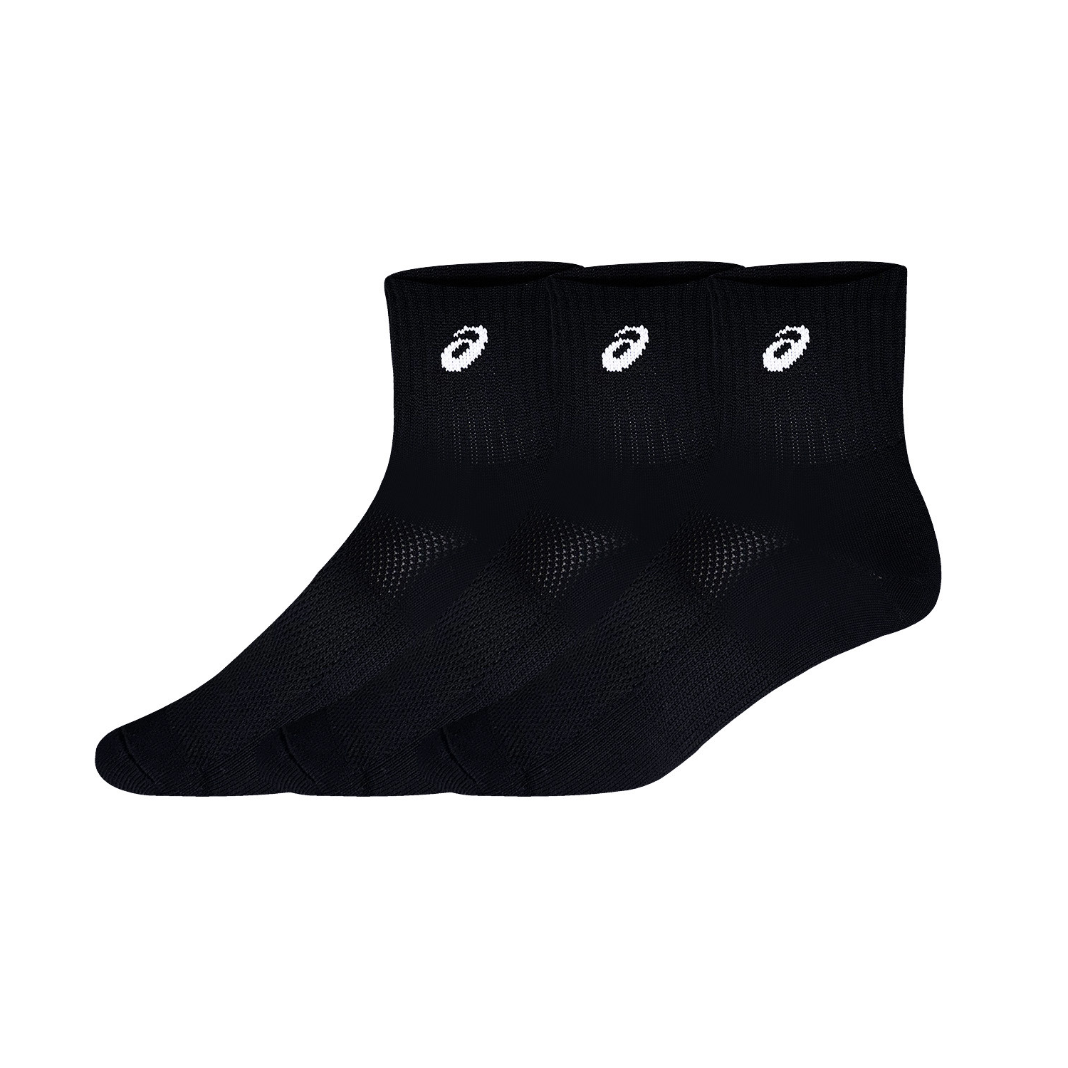 ASICS Crew Socks Unisex 5 Pack Black