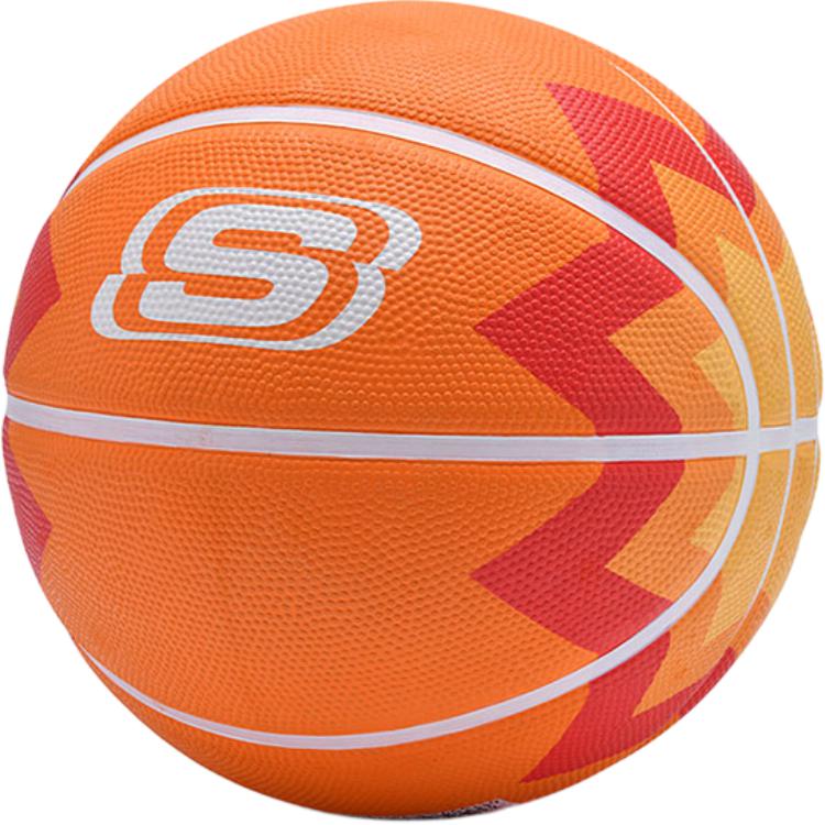 Skechers China Mainland Version Rubber Basketball Orange Size 5 Ball Training Kids’