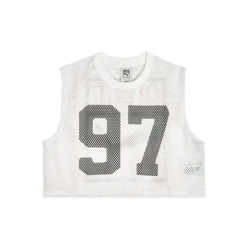 PUMA X Rosé Mesh Top