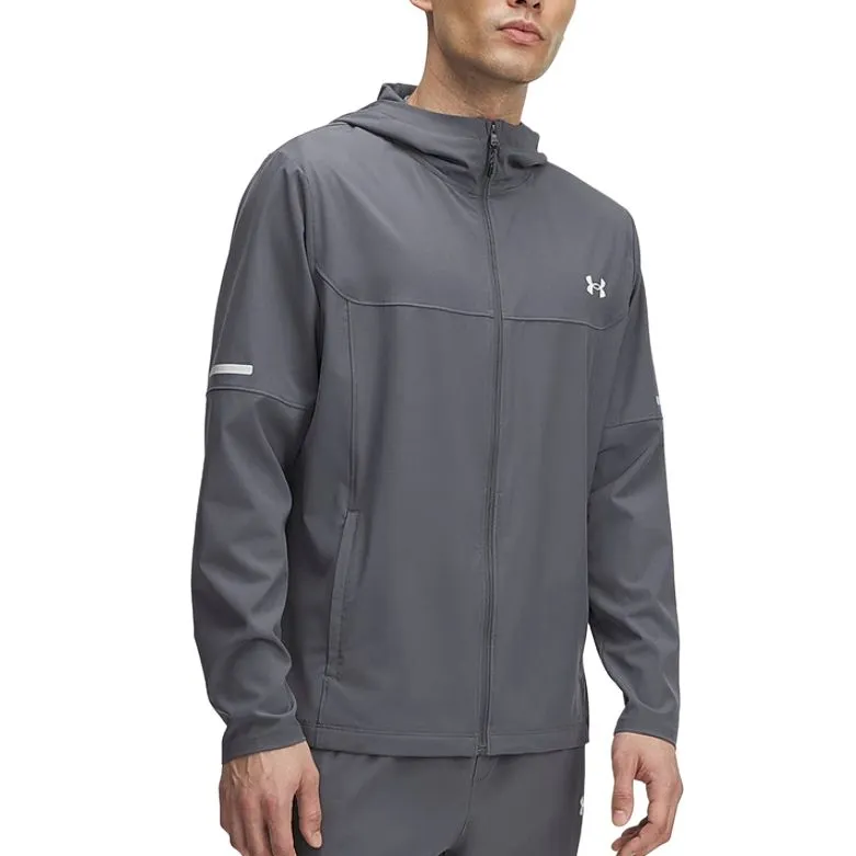 Under Armour Jackets Men's Gray Hooded Moderate Other