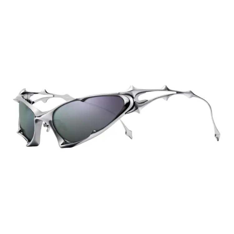 GENTLE MONSTER Irregular Shape Sunglasses Unisex Silver