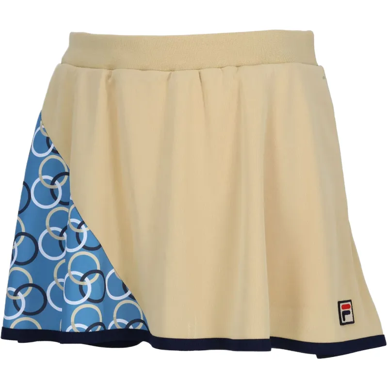 FILA Tennis Skirts Women's Beige Yellow Moderate