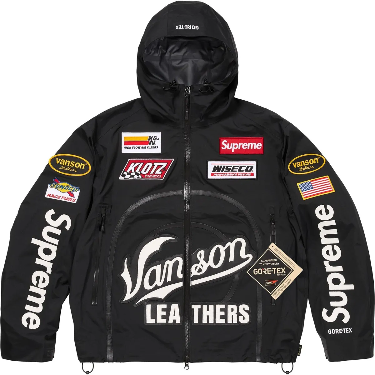 Supreme x Vanson Leathers FW25 GORE-TEX Shell Jacket Unisex