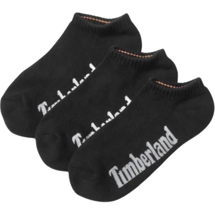 Timberland Ankle Socks Unisex 3 Pack Black