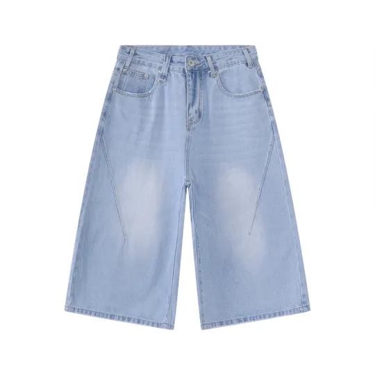 Voguo Relay Denim Shorts Unisex