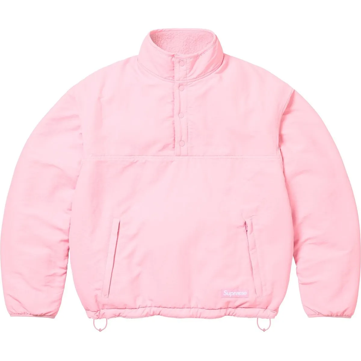 Supreme POLARTEC FW25 WEEK8 Polartec Shearling Reversible Pullover Sweatshirt Unisex