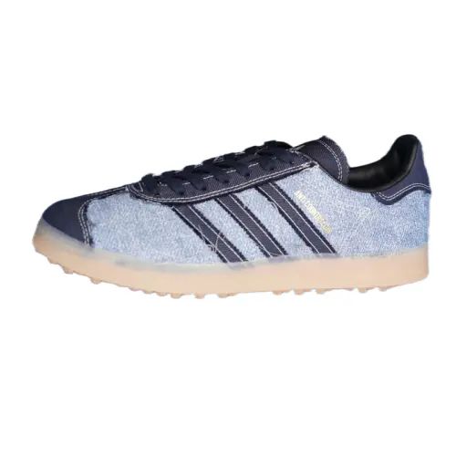 ANTi COUNTRY CLUB TOKYO x Adidas Originals Gazelle Abrasion Resistant Low top Golf Shoes Unisex Gray Blue