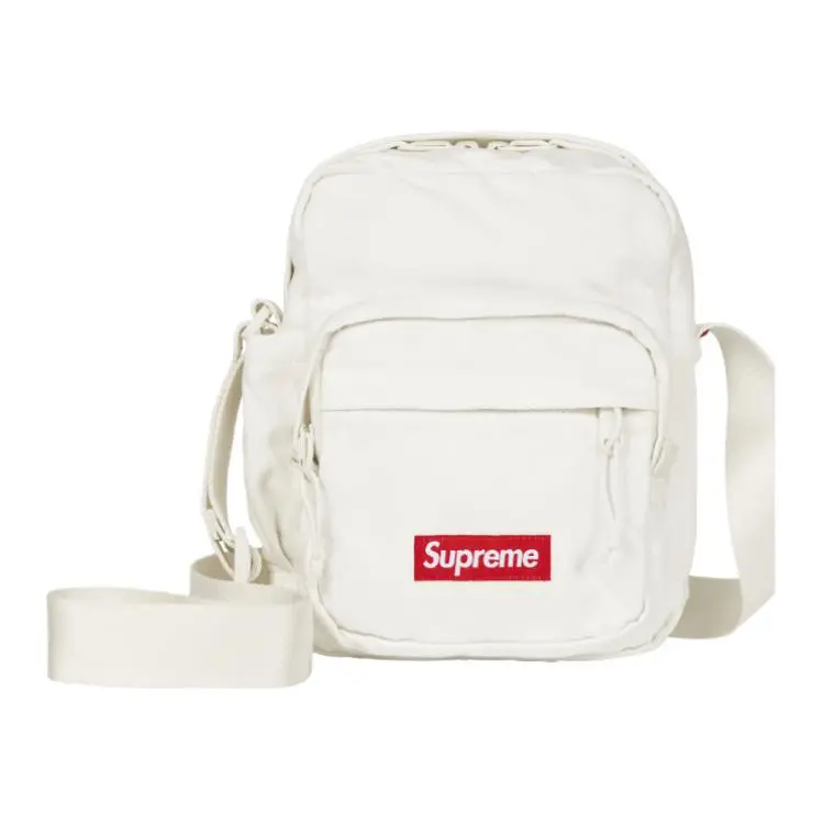 Supreme Cotton Shoulder Bag, Crossbody Bag Regular Unisex White