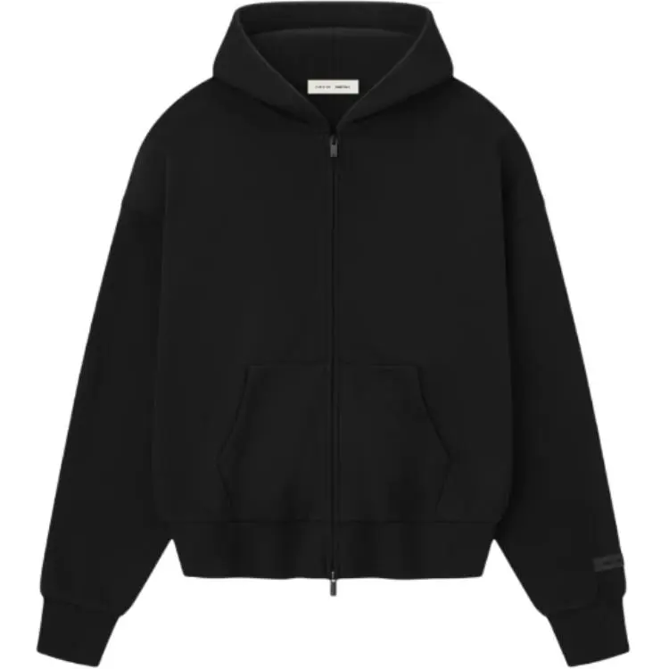 Fear Of God Essentials Classic Fleece Zip-Up Hoodie