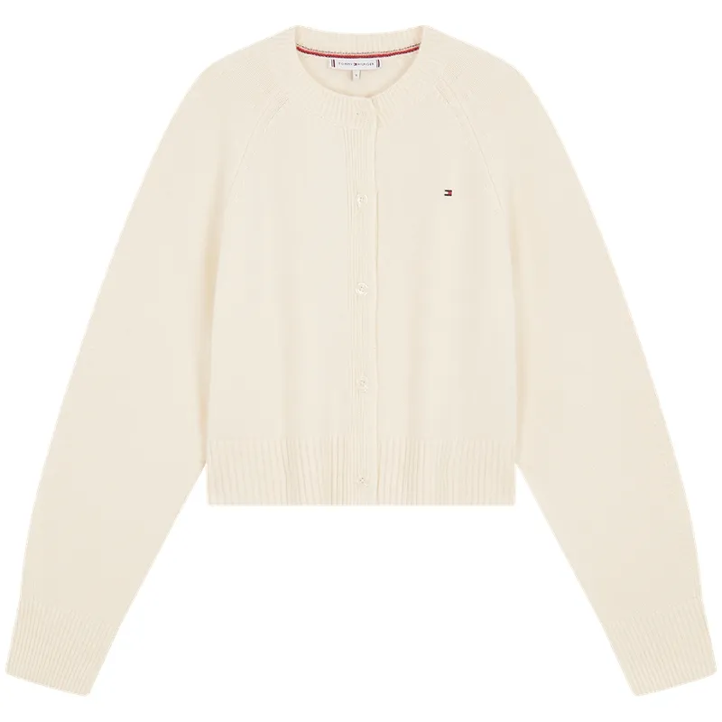 Tommy Hilfiger Sweaters Women's Crew Neck Moderate Cardigan, Other