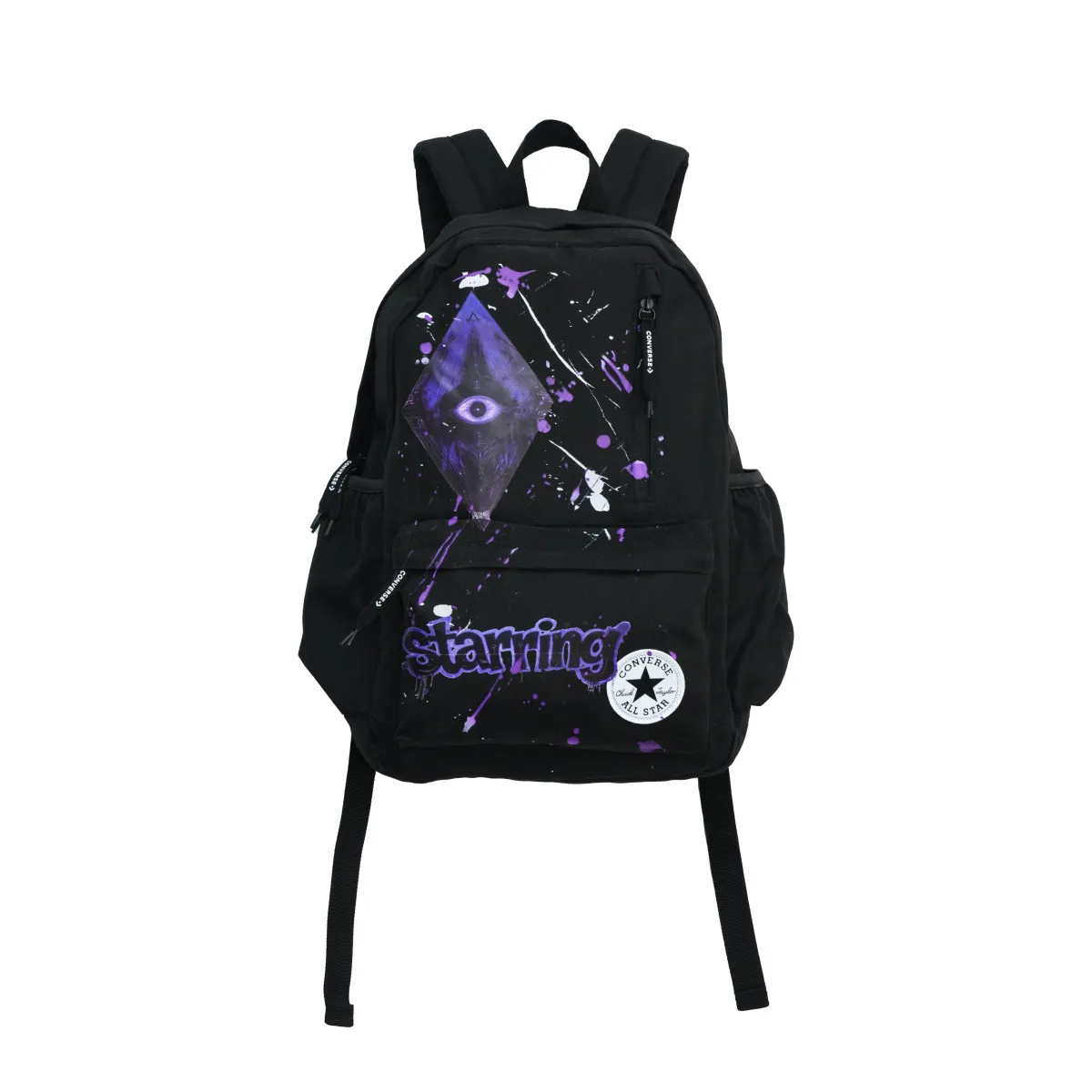Converse Polyester Graffiti, Eye Of Demon Backpack Unisex Black