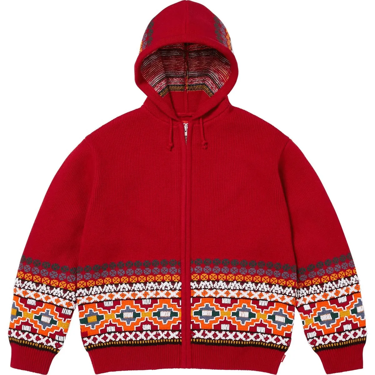 Supreme FW25 WEEK16 Beaded Zip Up Hooded Sweater Unisex