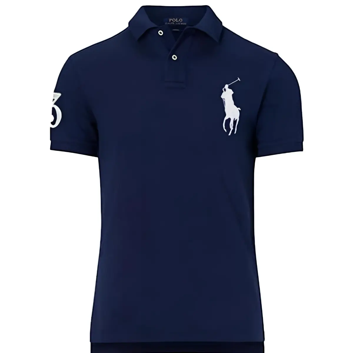 Polo Ralph Lauren Men's Graphic Embroidered Short-Sleeve Polo Shirt Navy